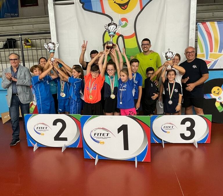 LA PUGLIA SUL PODIO DEL PING PONG KIDS 2023